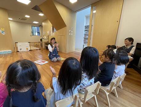 帰りの会の様子